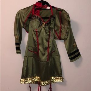 3 piece sexy  Air Force Costume . *PRICE FIRM *